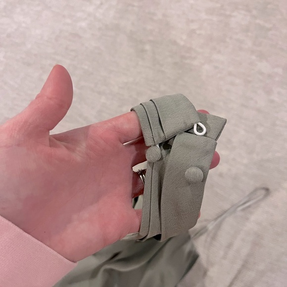 Anthropologie BHLDN Ruby Twist Halter Olive Green Maxi Dress - Picture 5 of 10